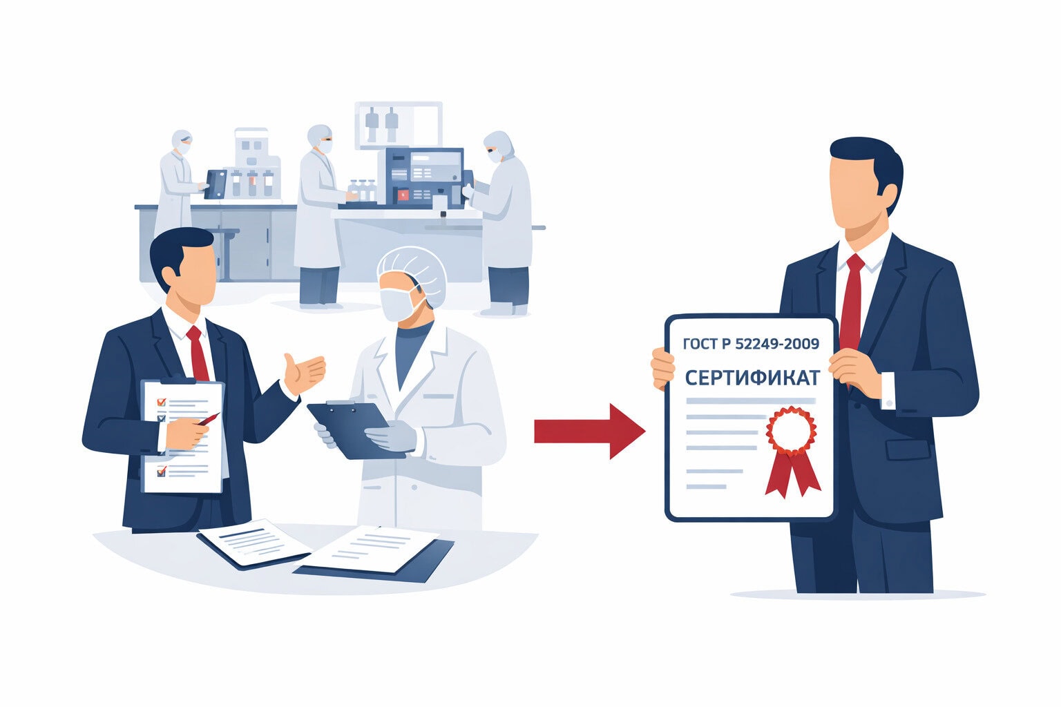 Процедура сертификации ГОСТ Р 52249-2009 в Омске